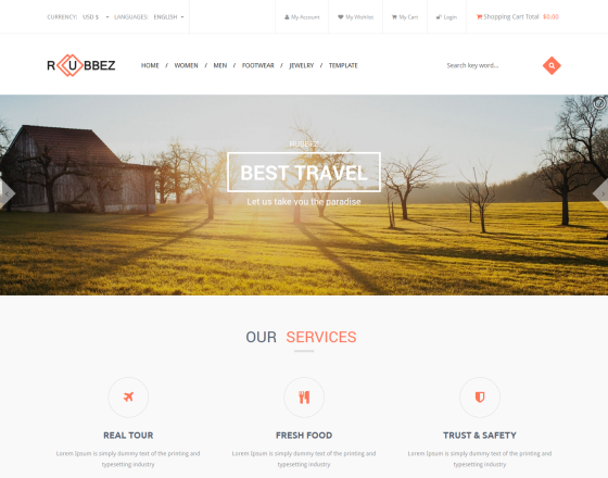 Vina Rubbez - Responsive Multipurpose Joomla Template