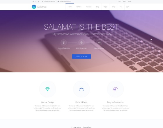 Salamat - Multipurpose Business Joomla Template